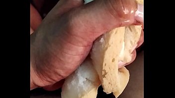 porn masturbating with towel and soapy water sex
