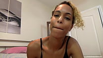 porn adorable ebony amateur sucks a white cock sex