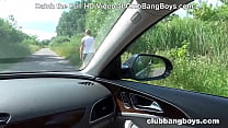 porn cumming on his ass in public sex