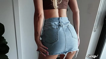 porn ladki pull my skirt down and cum in my panties blonde babe panty fucking sex