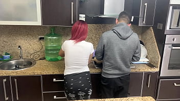 porn my husbands friend grabs my ass when im cooking next to my husband who doesnt know that his friend treats me like a sex