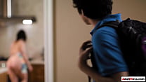 porn stepson finds busty stepmom butt naked sex