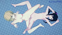 porn 穆斯林性爱 shirabe tsukuyomi and kirika akatsuki intense lesbian play symphogear hentai sex