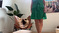 porn striptease to show off my big clit sex