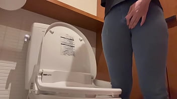 porn masturbating in the toilet there was someone next to me doing the toilet but that got me excited and i masturbated sex