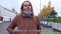 porn euro girlnextdoor sucks cock for cash sex