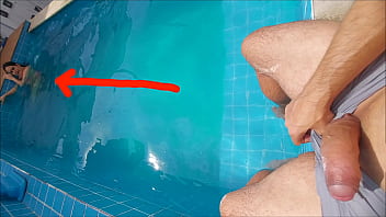 porn i was with my stepsister in the pool she was surprised by my hard and erect cock sex