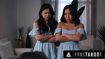 porn pure taboo asian stepsisters lulu chu kimmy kimm fulfill their stepdads doppelganger fantasy sex