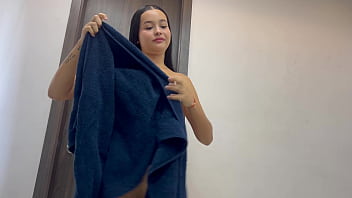 porn interview while my stepsister takes a shower i take advantage of the opportunity to spy on her and masturbate while sex